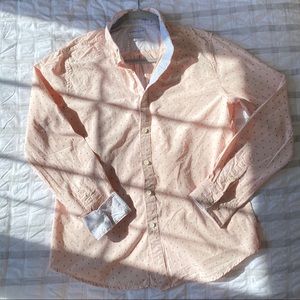 Denim & Flower Button Up